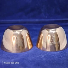 Two Unusual Mappin and Webb Copper and Silver plated Pudding Bowls 1897