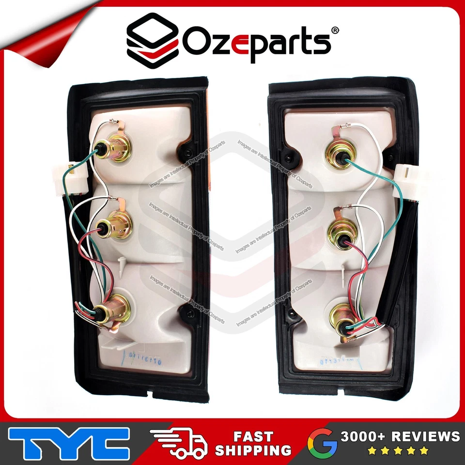 Set Pair LH+RH Tail Light Rear Lamp For Toyota Landcruiser 60 Series 1980~1990 - Image 2 of 4