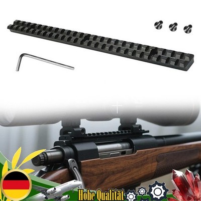 DE Picatinny Weaver Schiene 257mm lang-21mm Montagebreite flacher Boden Jagd