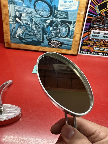 Harley Arlen Ness Billet Mirrors pair left right custom 90s pro Street softail - Foto 17 di 24