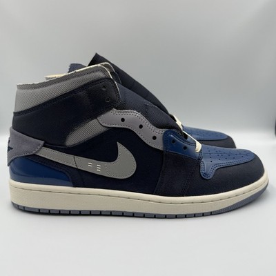 Nike Air Jordan 1 Mid SE Craft Sneakers Mens Blue   Size 11   DR8868-400