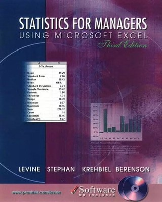 Statistics For Managers Using Microsoft Excel, Levine