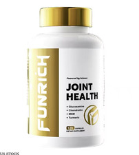 Chondroitin Glucosamine MSM Turmeric Capsules  Joint Health Support 120 Count