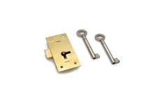Lock flush mount Small lock cabinet door drawer lock furniture lock - 2 keys