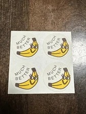 Vintage Stickers CTP Scratch And Sniff Sticker Sheet Bananas VTG 70s RARE