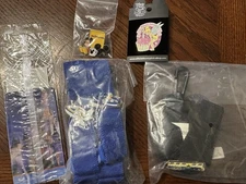Disney Pin Trading Lot Tinkerbell Mickey Donald Airplane Bus Mickey Lanyards