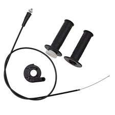 7/8" Twist Throttle Accelerator Handle Grips and Bent Cable Set Replacement