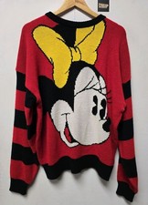 Vtg Minnie Mouse Sweater Womens XL Mickey  Co