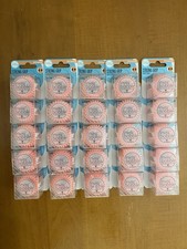 25 InvisiBobble Invisi Bobble Hair Rings Strong Grip Power Pink