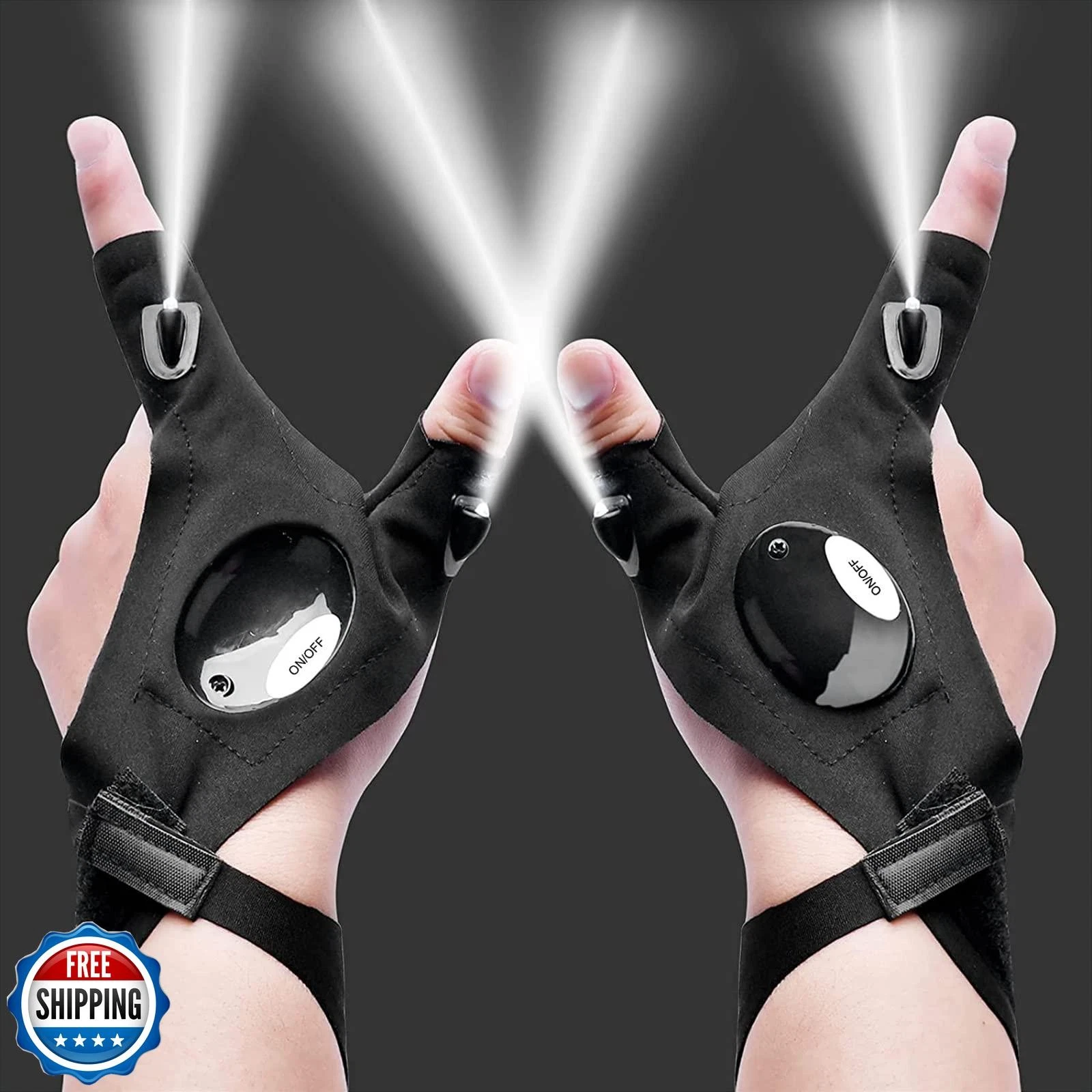KUCHEY LED Flashlight Gloves Valentines Day Gifts for Him Fathers
Opens in a new window or tab