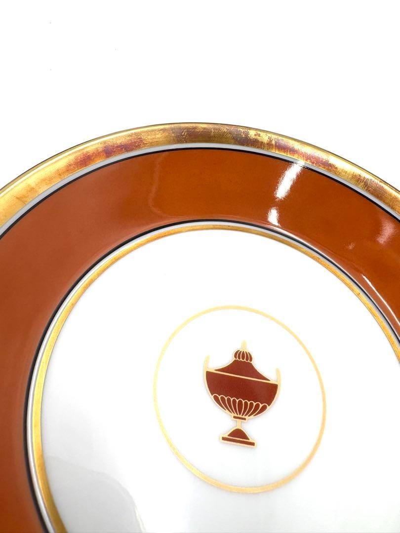 Richard Ginori Impero Onyx Black Impero Orange 2 Set USED