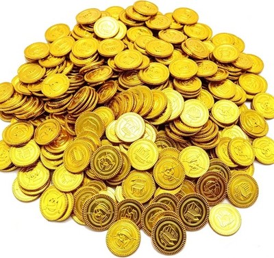 Piratenschatz Goldmünzen Spielzeug Mitgebsel für Kindergeburtstag Schatzsuche