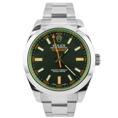 Pre-Owned Rolex Milgauss 116400GV 2021 with Box & Warranty Card