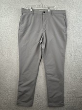 Banana Republic Pants Mens 40x34 Gray Flat Front Pant Slim Fit Wicking NWT