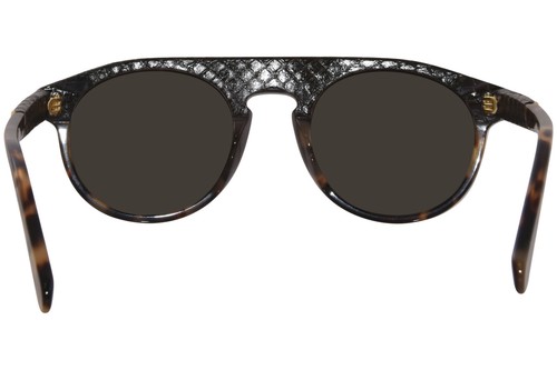 Occhiali da sole RetroSuperFuture Racer-Skins 3XK SP14 pelle marrone/lenti grigie 51 mm - Foto 4 di 4