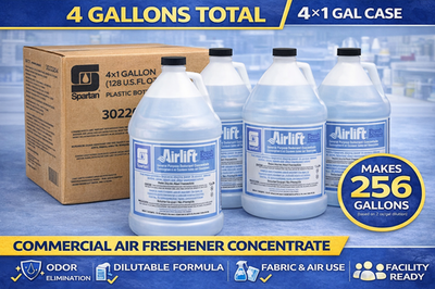 #ad Spartan Airlift Fresh Scent Air Freshener 1 Gal 4 Case 302204 Commercial $219.88