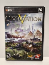 Sid Meier's Civilization V 5 (PC, DVD, 2010) complete w/ manual and poster