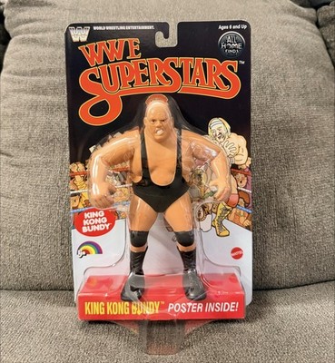 LJN WWE Superstars Series 2 King Kong Bundy 1980s Retro 8''  IN HAND BLACK CARD