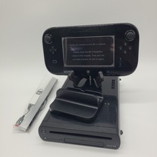 Wii U Console Bundle With Gamepad Sensor Bar Hookups With Downloaded Games 32GB