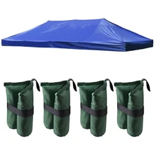 InstaHibit 10x20FT Outdoor Pop Up Canopy Tent Top Replacement with 4 Sand Bag