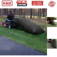 Lawn Tractor Grass Catcher Bag Leaf Bag Capacity 54 Cubic Feet Black