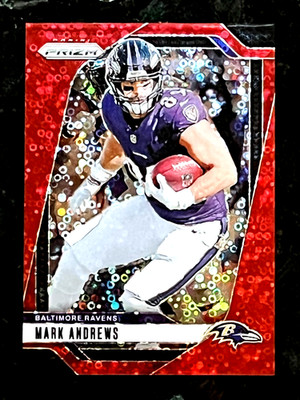 2024 Panini Prizm Mark Andrews Red No Huddle Disco Prizm 31/75 Ravens #22