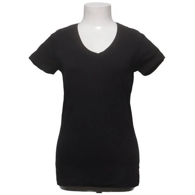 Zeeman, T-shirt, Größe: 38, Schwarz, Baumwolle/Elasthan, Einfarbig, Damen #jTz