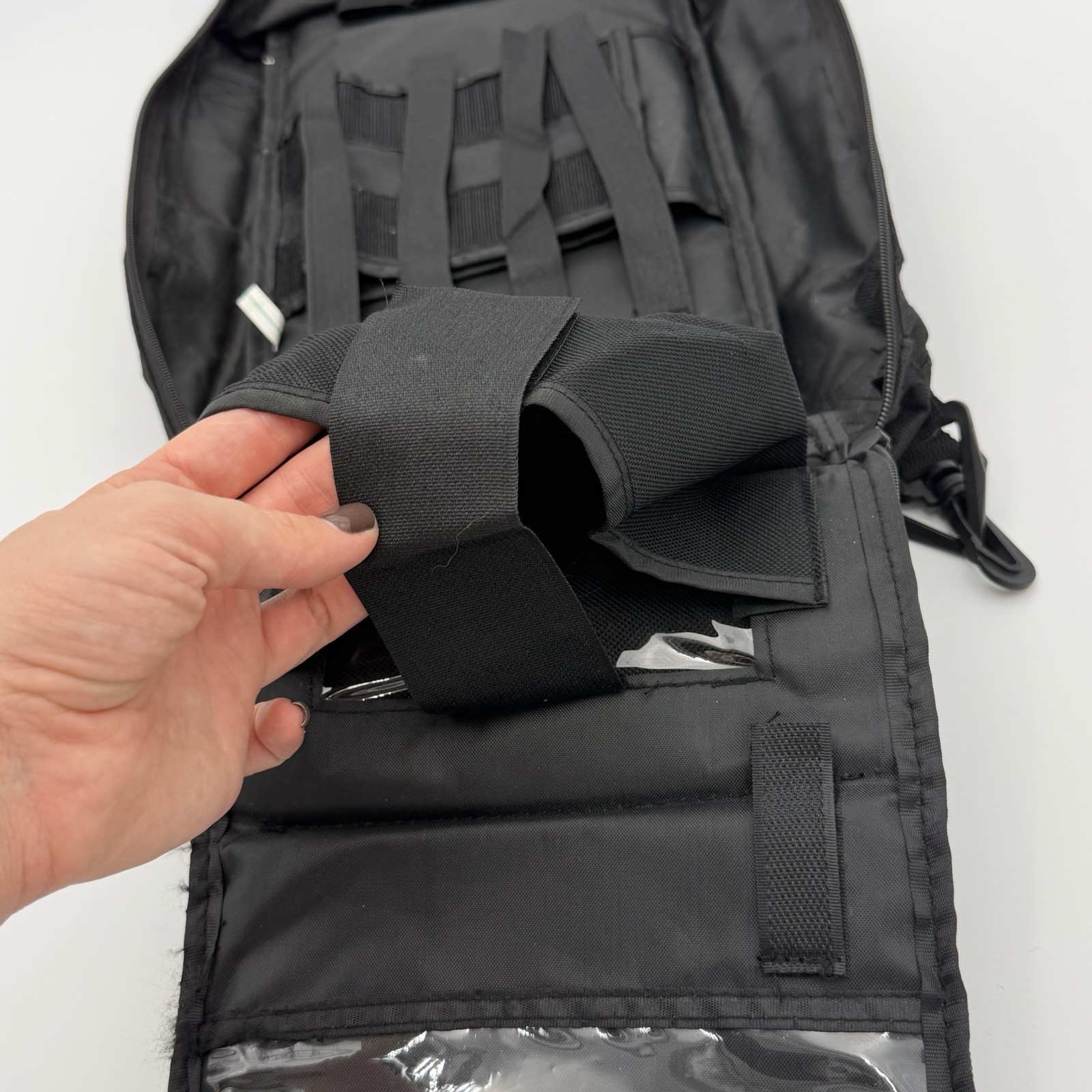 Black Utility Backpack with Adjustable Straps & I… - image 13