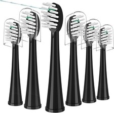 Replacement Flossing Toothbrush Heads with Covers for Waterpik Sonic Fusion SF01