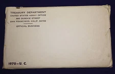1970 SMALL DATE U.S. Mint Set.  1970-s cent is a small date.