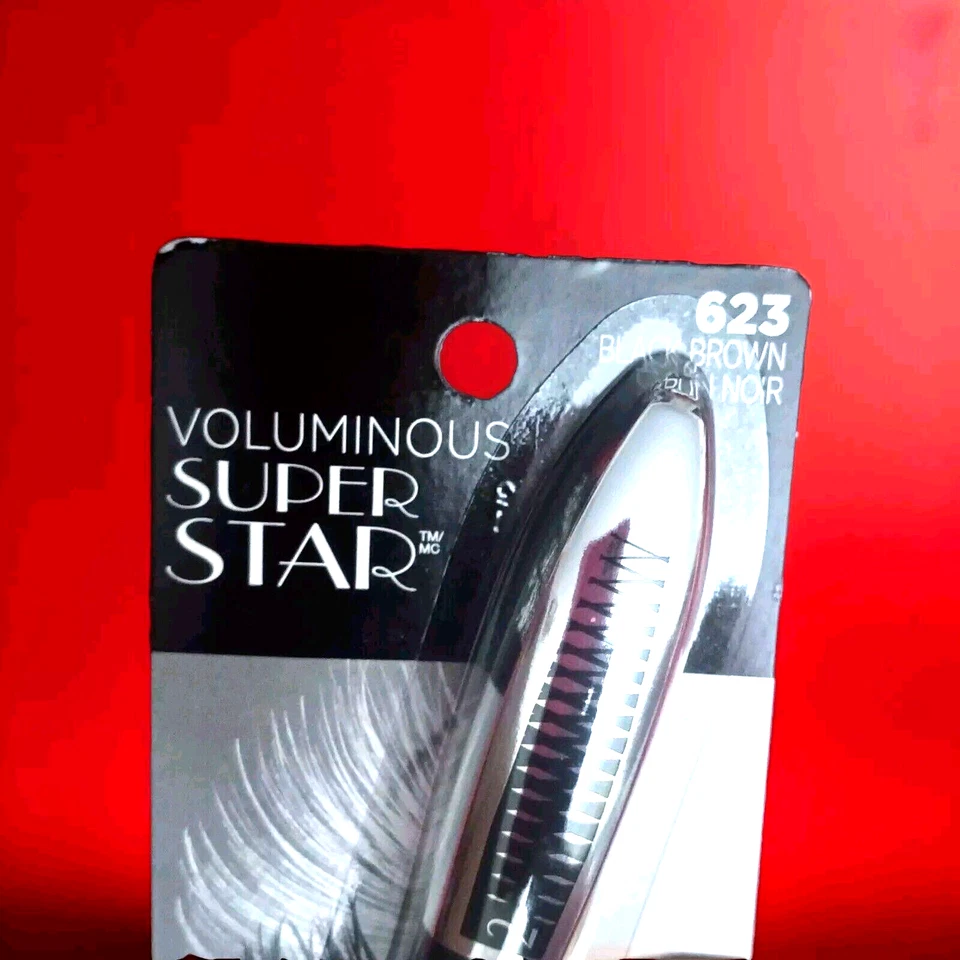 NEW SEALED L'OREAL Voluminous Super Star Mascara & Primer Loreal 623 Black Brown - Image 2 of 4