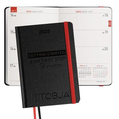 Taschenkalender 2025 A6 Terminkalender Buchkalender Kalender Buch Terminplaner 