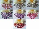 500 8mm Flat Back Acrylic Cats Eye Rhinestones - FREE UK P&P