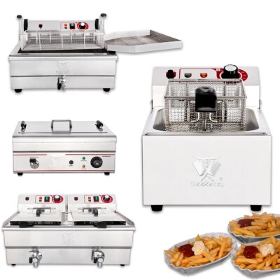Friteuse Fritteuse Fritöse Fettbackgerät Profi Gastronomie Gastro Beeketal