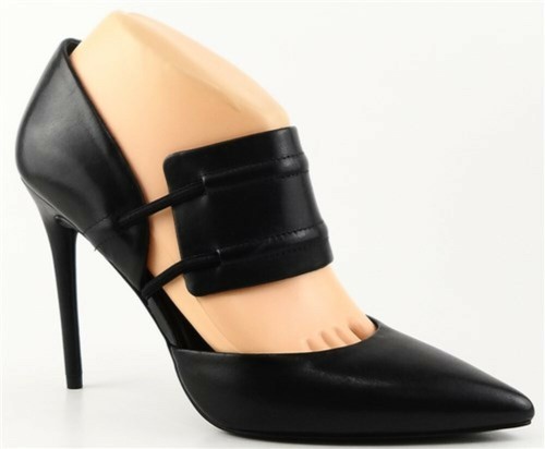 Kenneth Cole New York Agua Cuero Negro de Diseño Puntiagudo Zapatillas 8 - Imagen 2 de 4