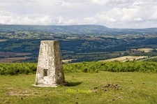 Photo 6x4 Trig Point, Garway Hill The trig point is 366m above sea level  c2014