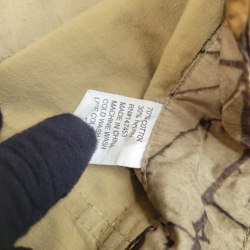 Pantalones Cortos Realtree Camuflados Hombres 38 Rendimiento de Carga Exterior Utilidad Pesca Caza Adulto Foto 3 de 4