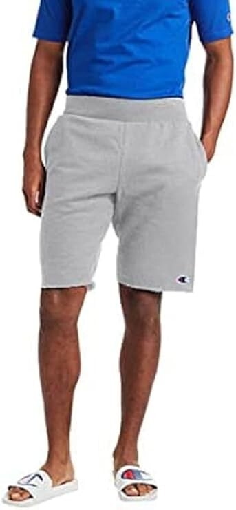 Champion Men's Shorts, Reverse Weave Cut Off Shorts, Knee-Length