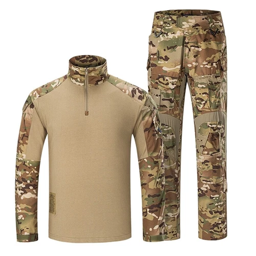 Mens Military Combat Shirt Pants Suits Tactical SWAT G3 Uniform Sets Camouflage! - Picture 9 of 44