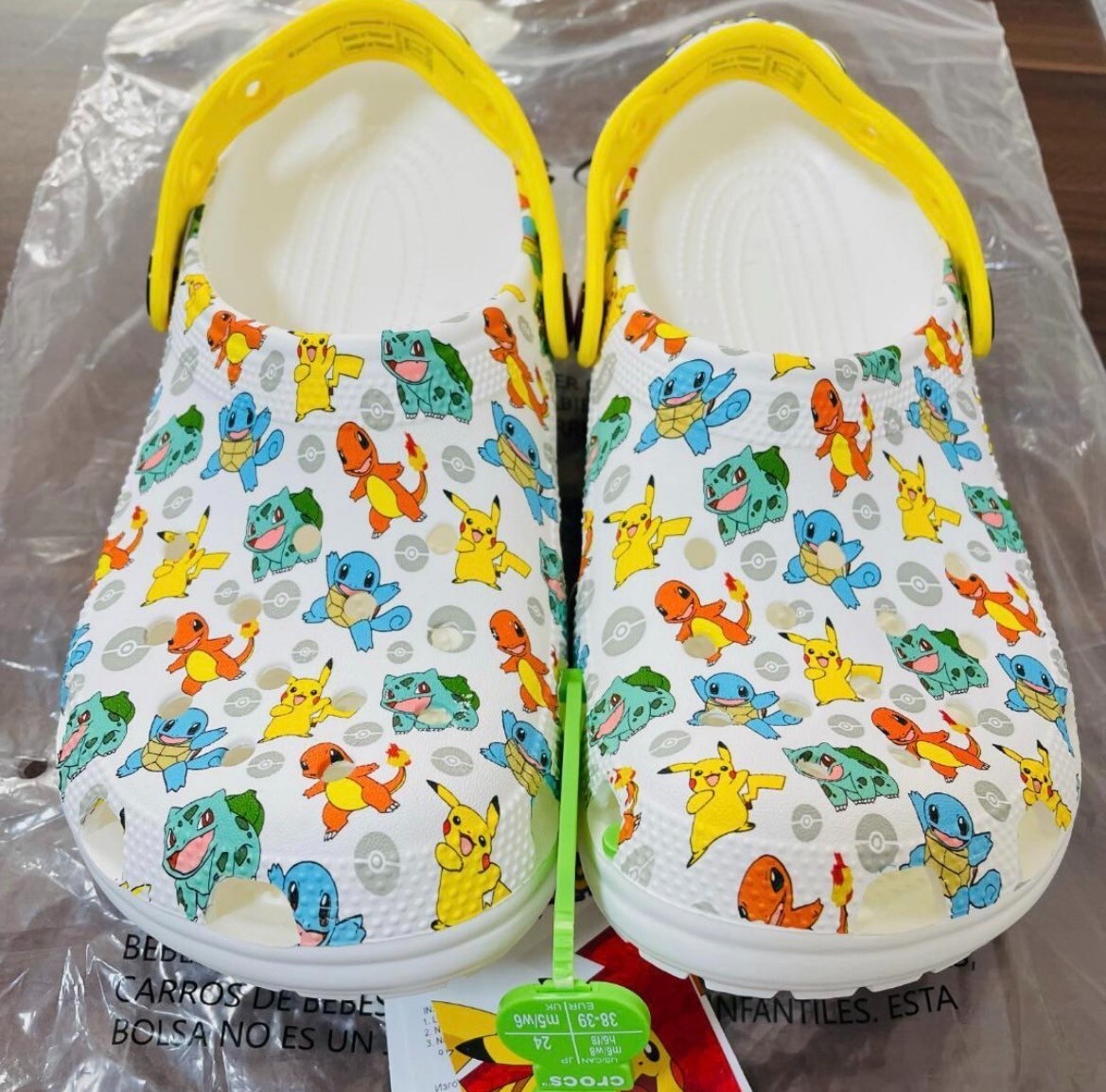 Crocs Classic Pokemon Clog Pikachu from Japan NEW 21cm UK
