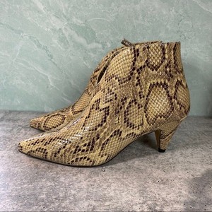 faux python booties