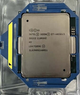 HPE REPLACEMENT CPU INTEL XEON 12 CORE PROCESSOR E7-4830V3 2.1GHZ 802283-001
