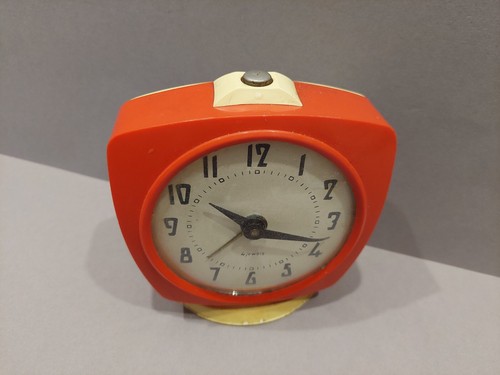 Soviet Union Vintage Alarm clock . USSR Original . ## - Picture 2 of 18