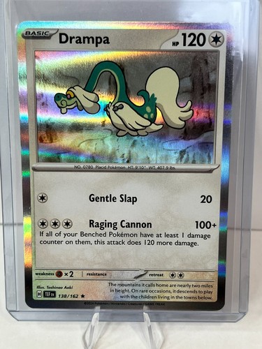 Drampa 138/162 2024 Pokemon TCG Scarlet & Violet Temporal Forces Holo Near Mint