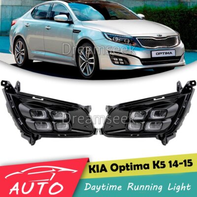 2x LED TFL Nebelscheinwerfer für Kia Optima K5 2014 2015 Tagfahrlicht DRL Lampe