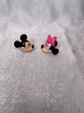 Vintage Disney Mickey mouse and Minnie mouse kids rings, DecoPac Inc. Anoka, Mn