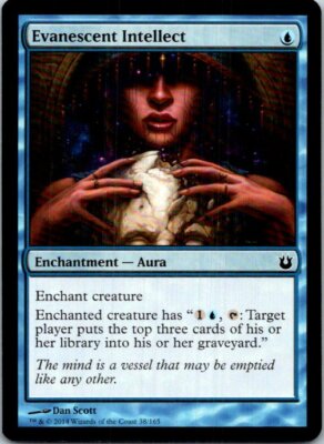 Evanescent Intellect Magic The Gathering Born of the Gods Lightly played