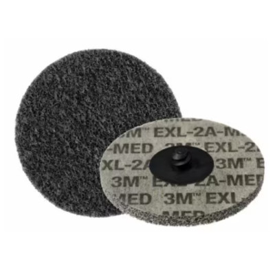 10x Scotch-Brite Roloc EXL Verpresste Kompaktscheibe XL-UR, 76 mm x 6 mm, 2A MED
