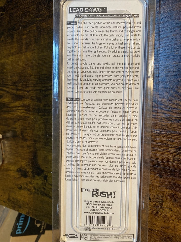 knight and hale lead dog predator call - Image 2 of 4