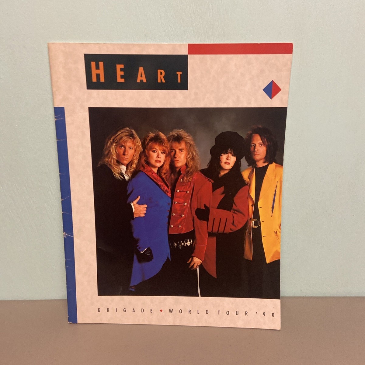Heart - Brigade World Tour 90 - Tour Program - Ann & Nancy Wilson 